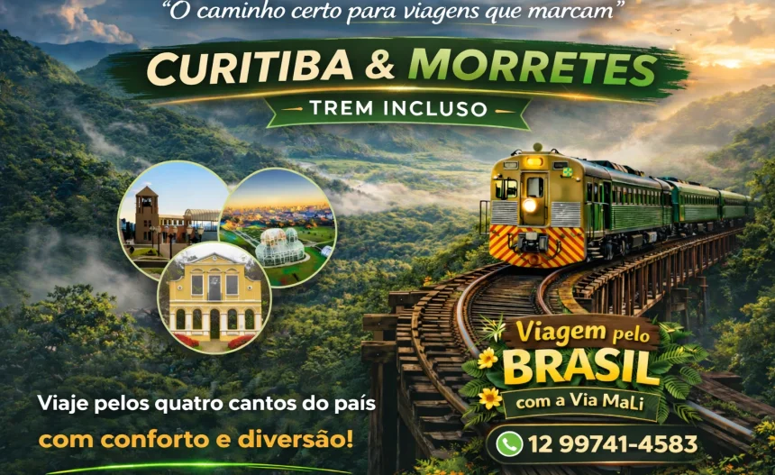 Curitiba & Morretes c/ Passeio de Trem