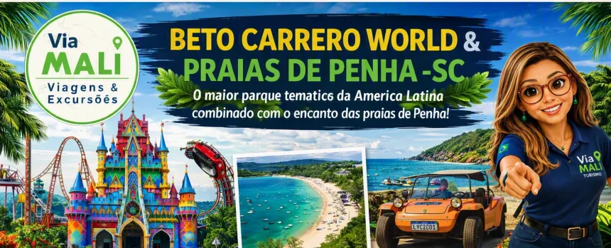 Beto Carrero World & Praias de Penha/SC - nov/26